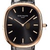 PATEK PHILIPPE GOLDEN ELLIPSE BLACK DIAL ROSE GOLD WATCH REF. 5738R-001 